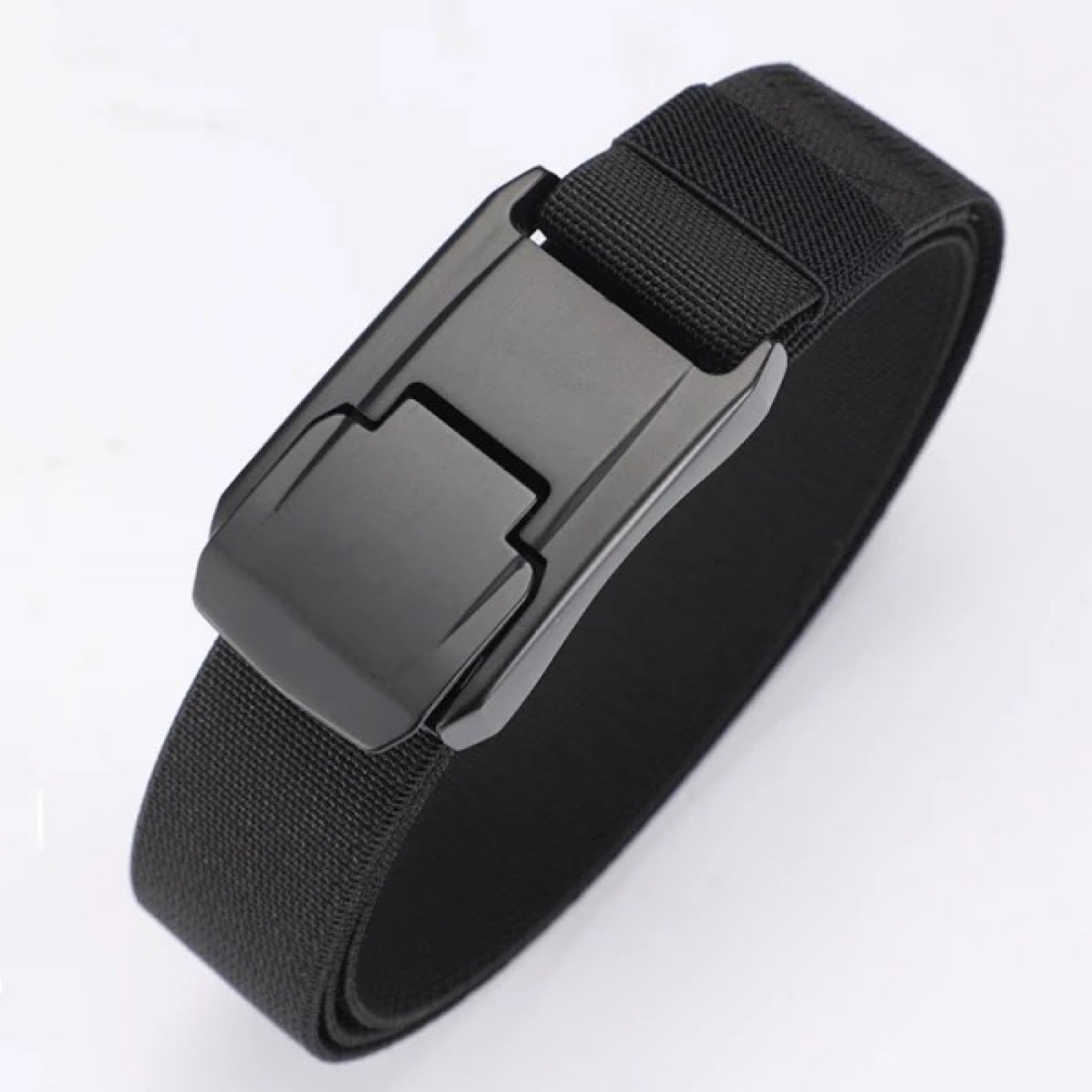 Ceinture unisexe en toile à cliquet QHA, boucle automatique, décontractée, pour jeans, bon marché, CB04