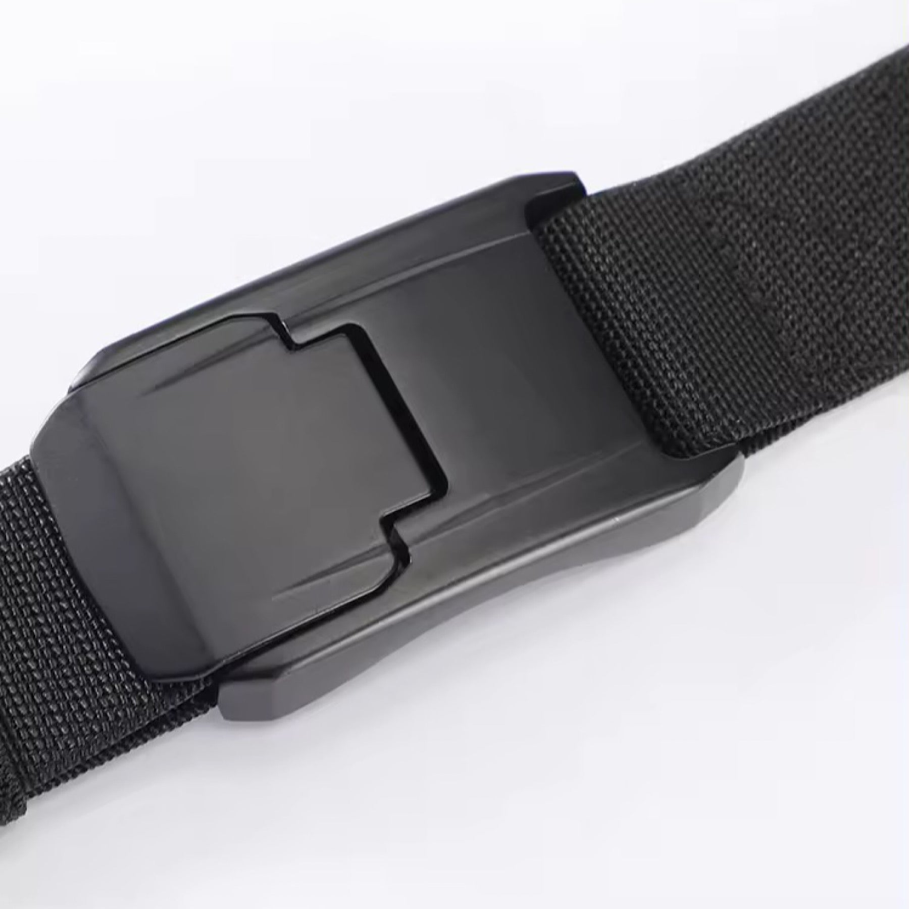 Ceinture unisexe en toile à cliquet QHA, boucle automatique, décontractée, pour jeans, bon marché, CB04