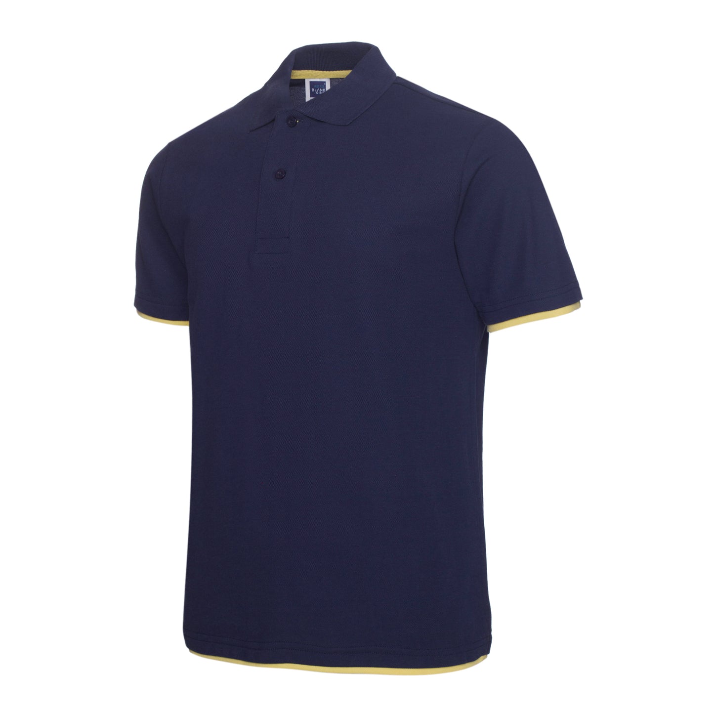QHA Men's Unisex Piqué Polo Shirt Cotton Blend Contrast Collar 11 Colours S–2XL