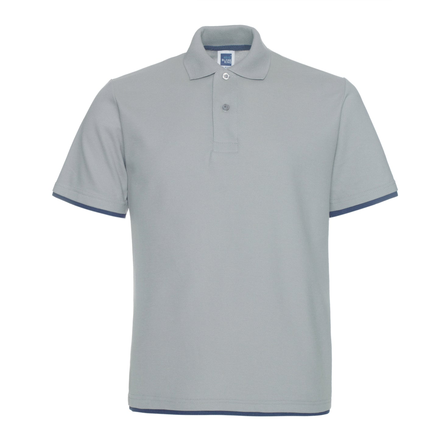 QHA Men's Unisex Piqué Polo Shirt Cotton Blend Contrast Collar 11 Colours S–2XL