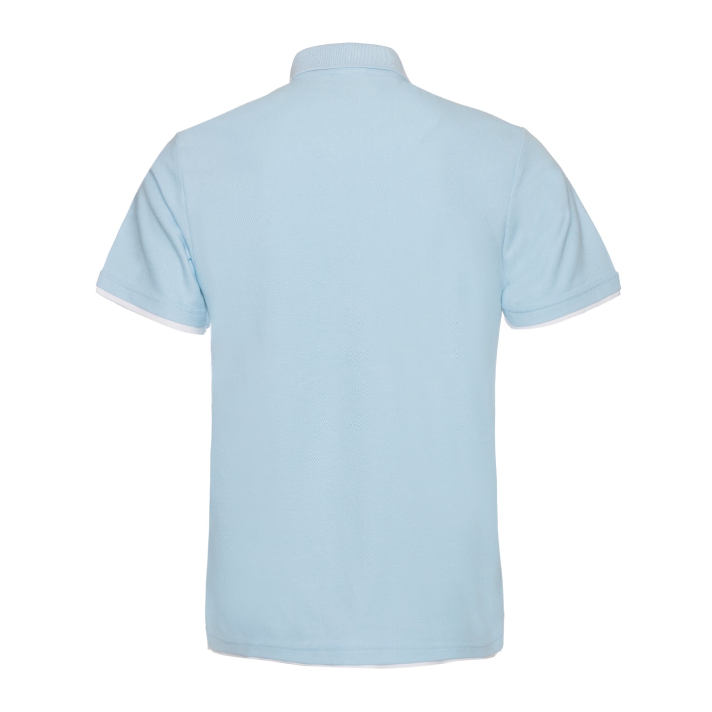 QHA Men's Unisex Piqué Polo Shirt Cotton Blend Contrast Collar 11 Colours S–2XL