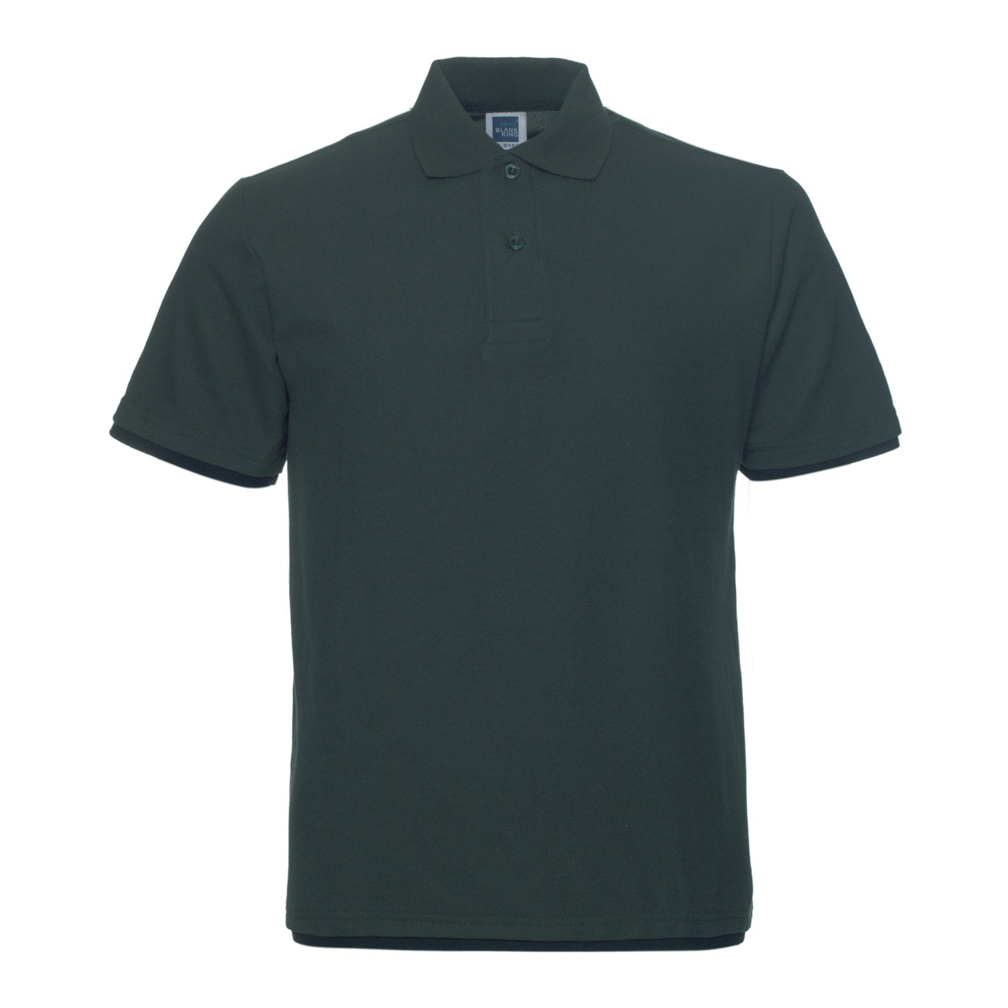 QHA Men's Unisex Piqué Polo Shirt Cotton Blend Contrast Collar 11 Colours S–2XL
