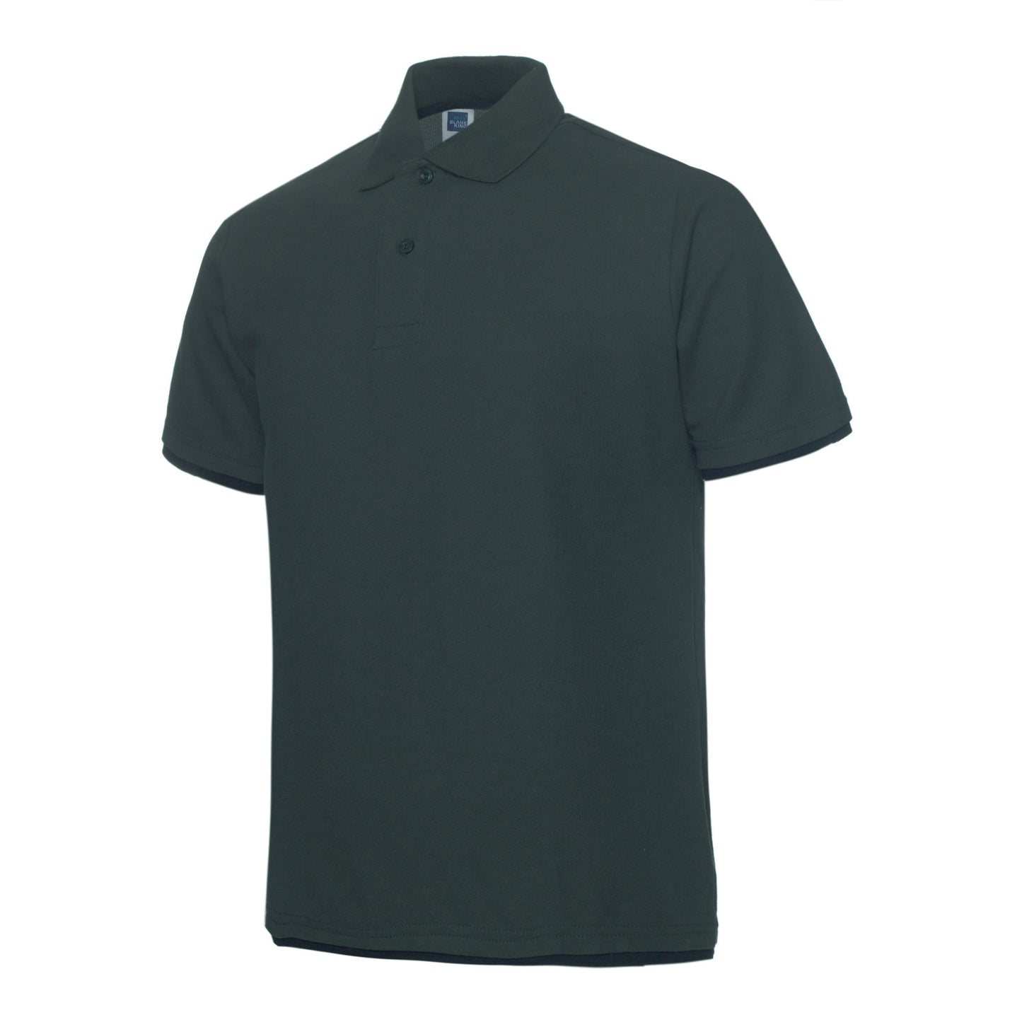 QHA Men's Unisex Piqué Polo Shirt Cotton Blend Contrast Collar 11 Colours S–2XL