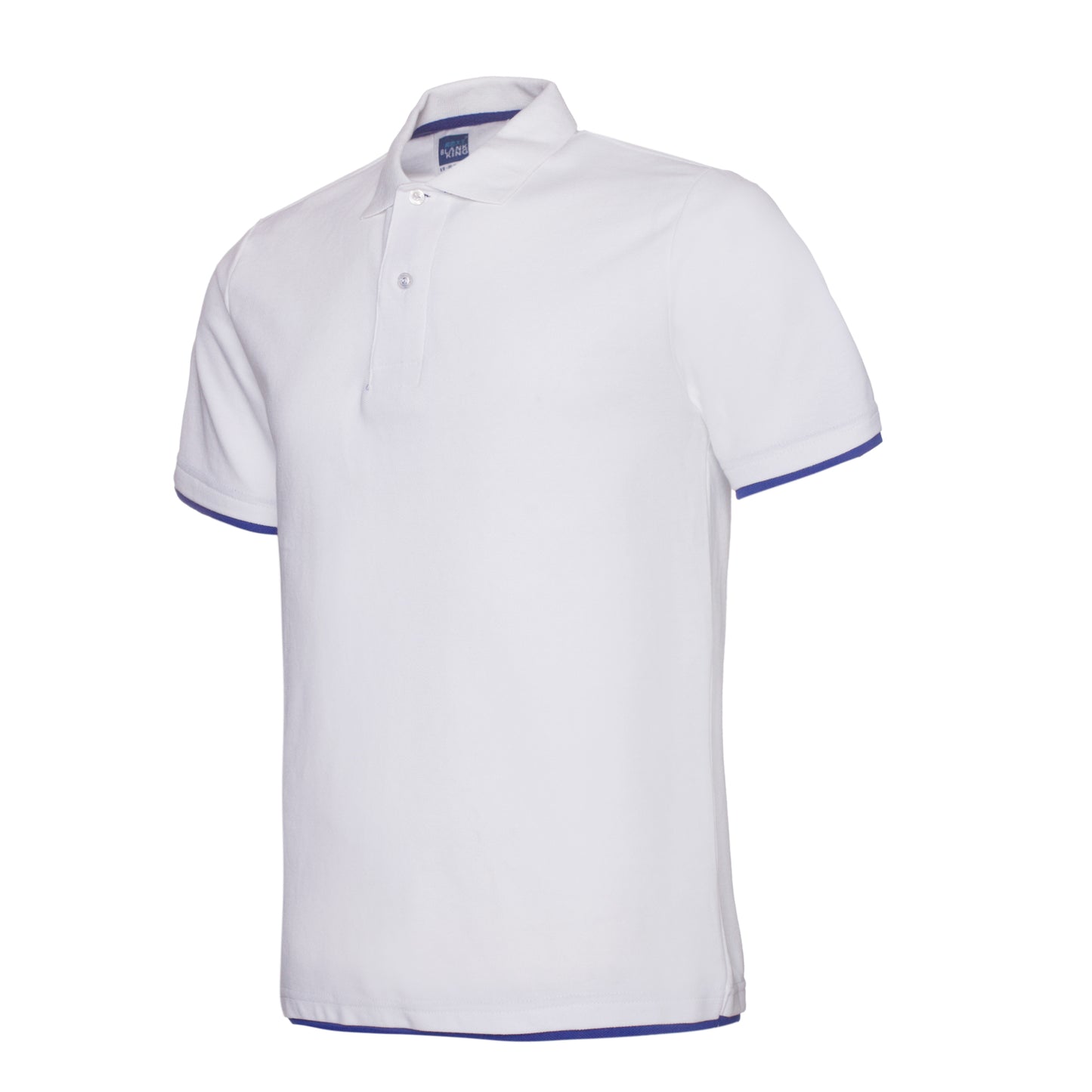 QHA Men's Unisex Piqué Polo Shirt Cotton Blend Contrast Collar 11 Colours S–2XL