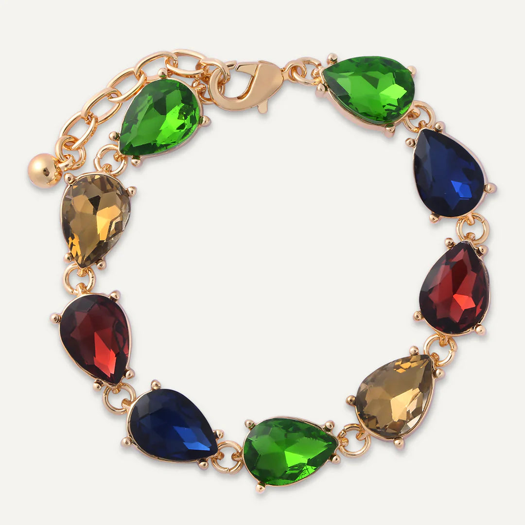 Iris Multicoloured Gemstone Bracelet
