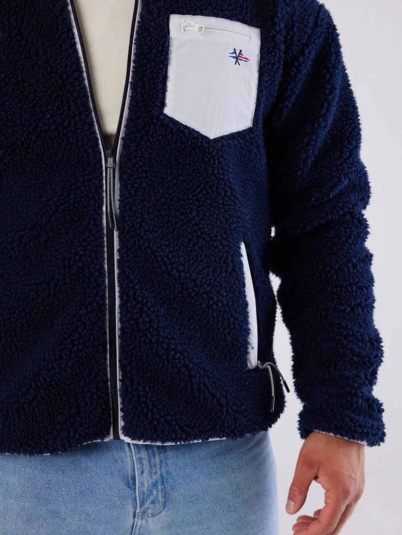 Sherpa Fleece Dark Navy