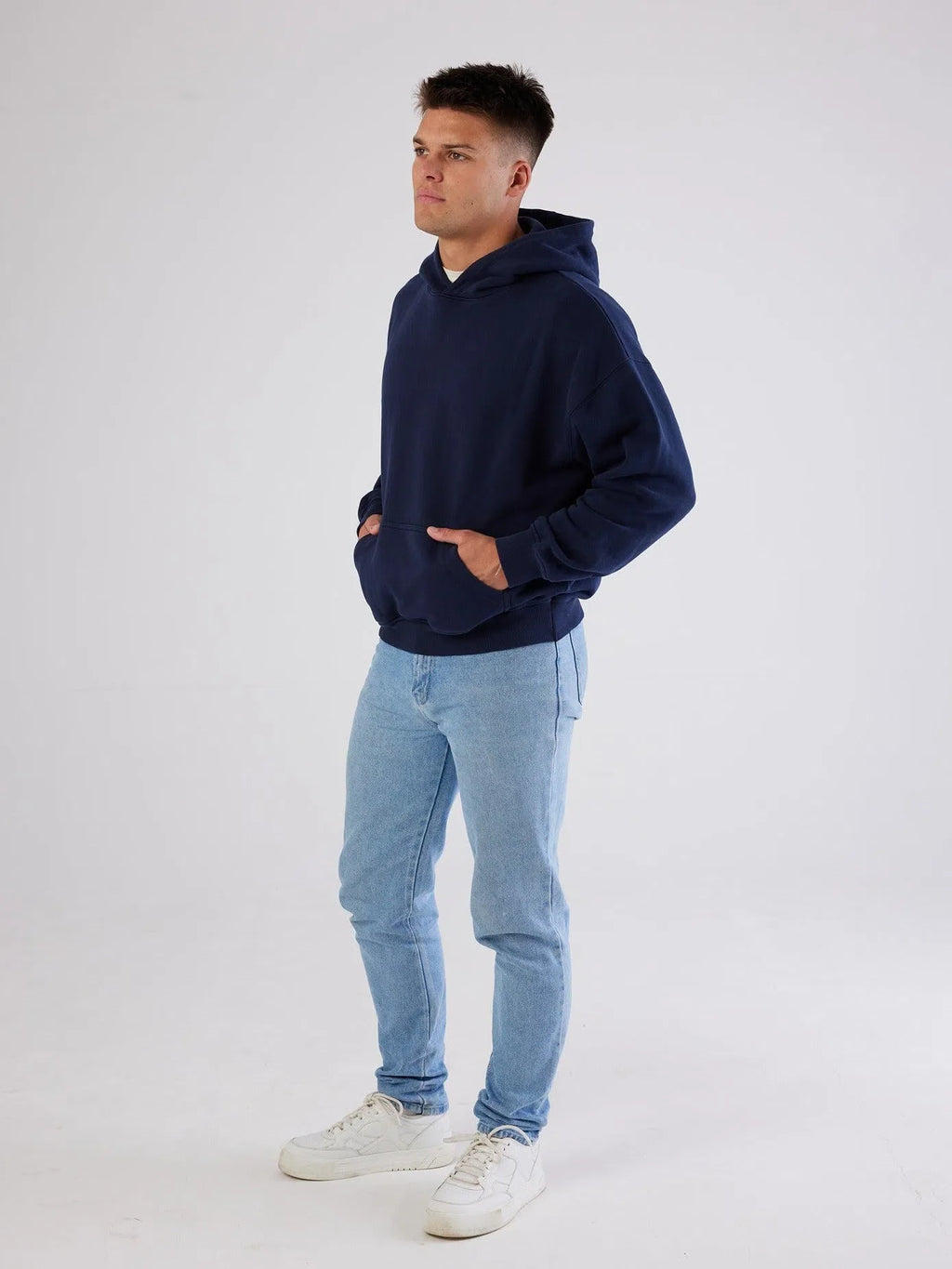 Monaco Heavyweight Hoodie Navy
