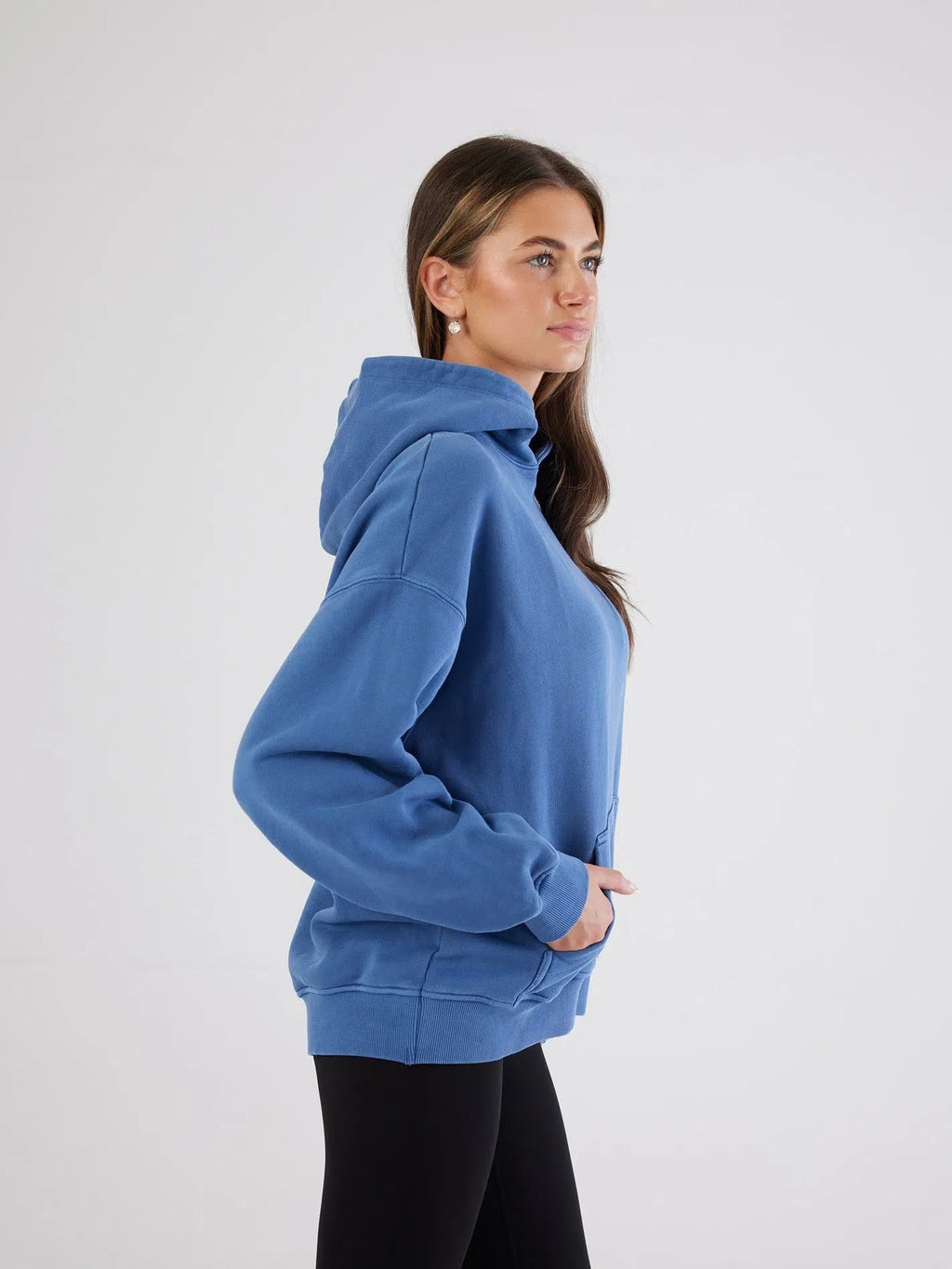 Antibes Heavyweight Hoodie Blue