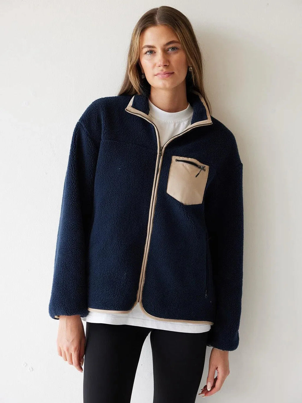 Sherpa Fleece Navy