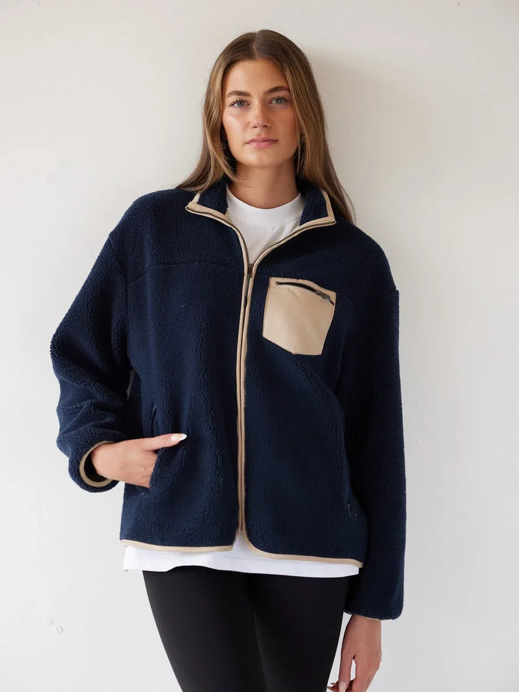 Sherpa Fleece Navy