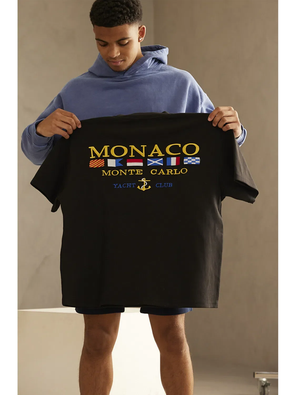 Monaco T-Shirt Black