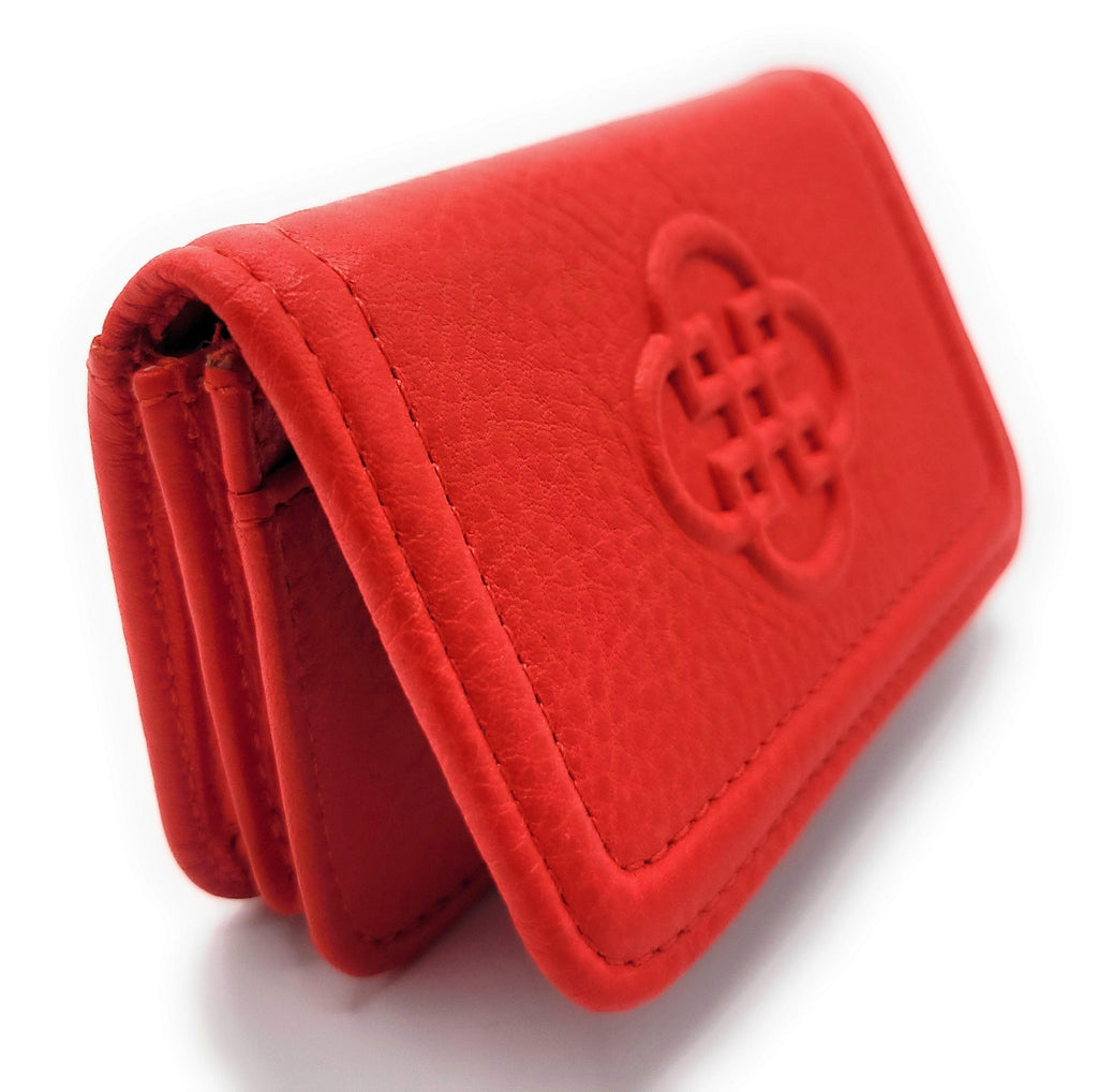 SADDLER JADE Real Leather Designer RFID Credit Card Holder | Gift Boxed