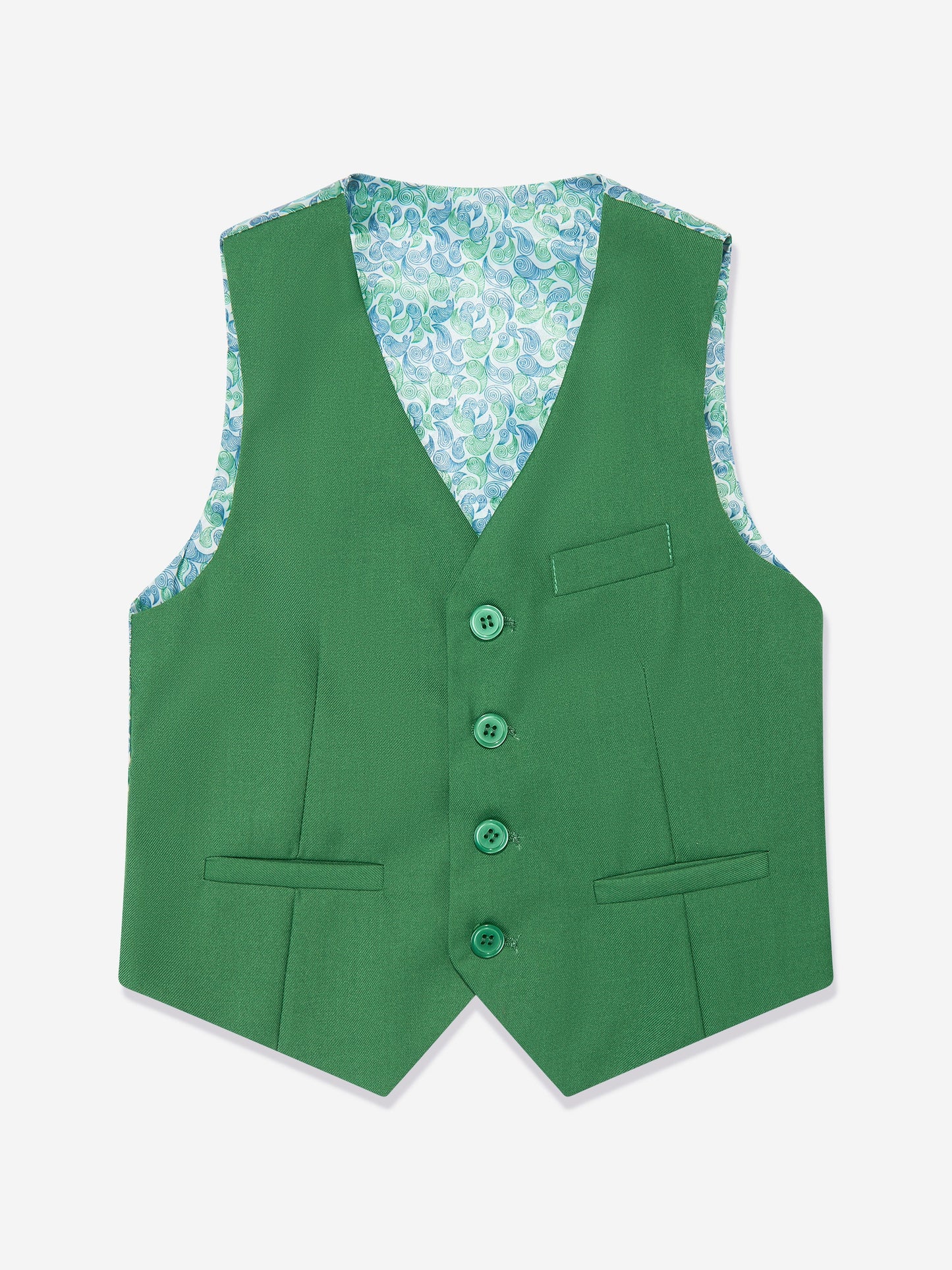 SUITLAB London Boys Christmas Green 7 Piece Suit Set Ages 2–14
