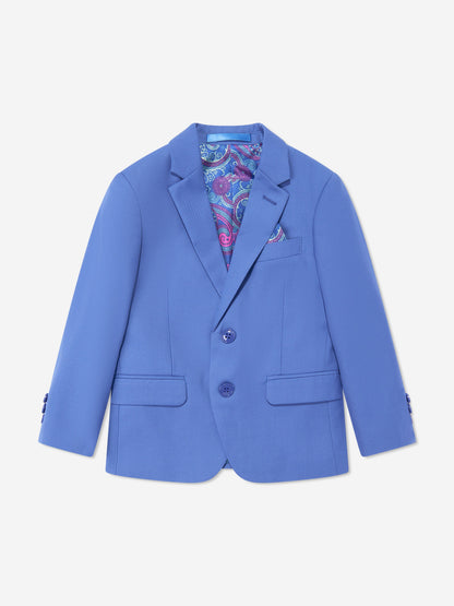 SUITLAB London Boys Blue 7 Piece Suit Set Ages 2–14 Yrs