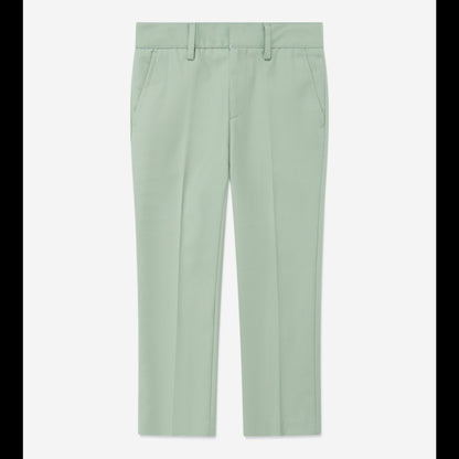 Light green pants on a white background