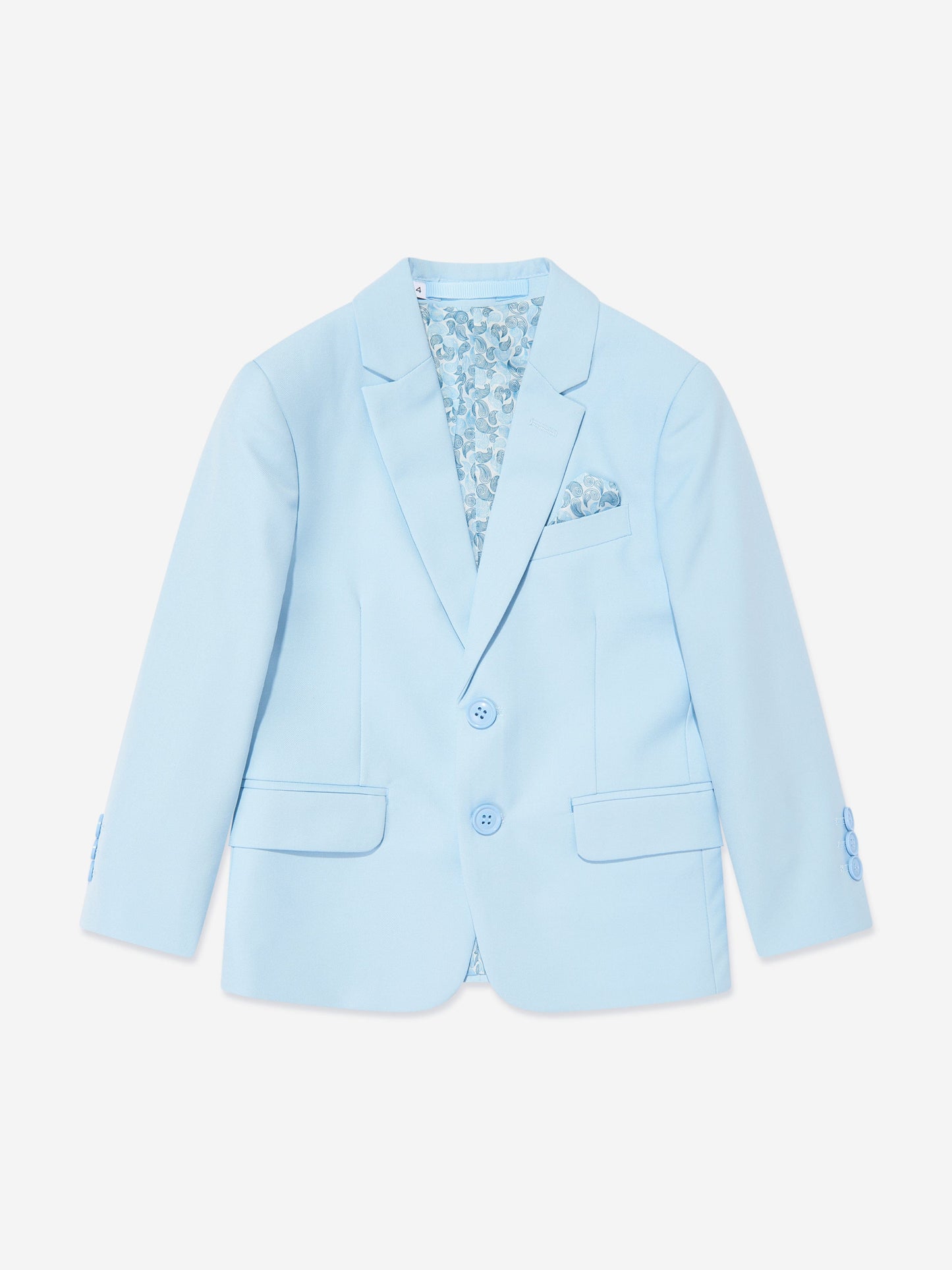 SUITLAB London Boys Sky Blue 7 Piece Suit Set Ages 2–14 Yrs