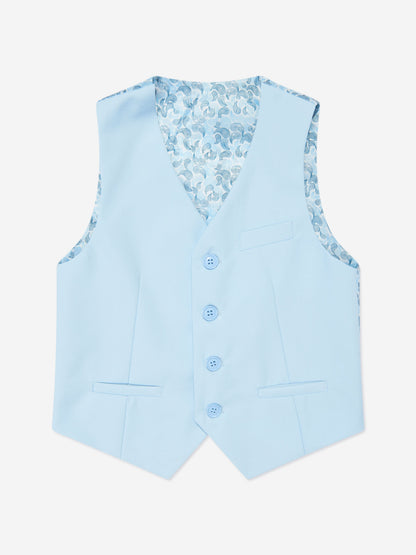 SUITLAB London Boys Sky Blue 7 Piece Suit Set Ages 2–14 Yrs