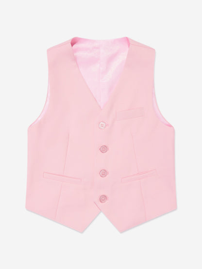 SUITLAB London Boys Pink 7 Piece Suit Set Ages 2–14 Yrs