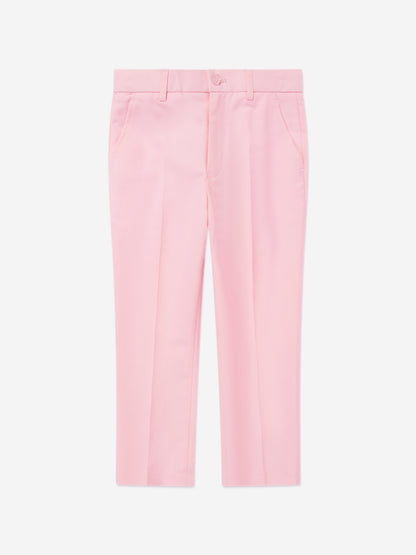 SUITLAB London Boys Pink 7 Piece Suit Set Ages 2–14 Yrs
