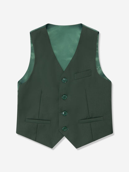 SUITLAB London Boys Green 7 Piece Suit Set Ages 2–14 Yrs