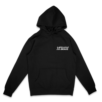 Late Brake Men's Finish Line Heavyweight Hoodie Black