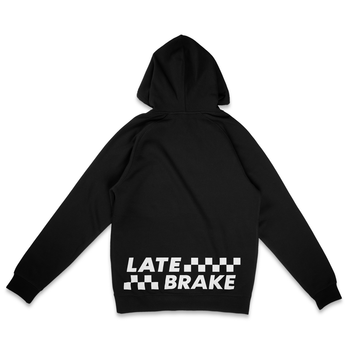 Late Brake Men's Finish Line Heavyweight Hoodie Black