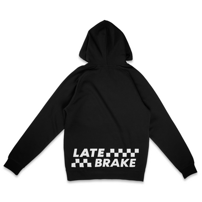 Late Brake Men's Finish Line Heavyweight Hoodie Black