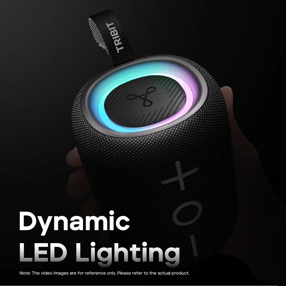 Tribit StormBox Mini Portable Bluetooth Speaker, 12H Playtime, IPX7 Waterproof