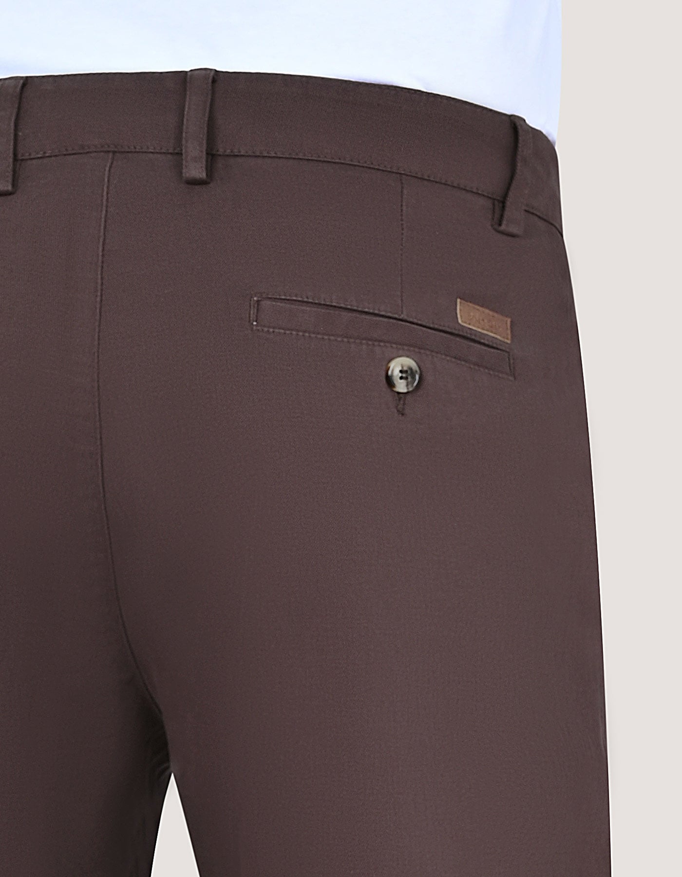 Comfort Fit Chocolate Denim Shorts