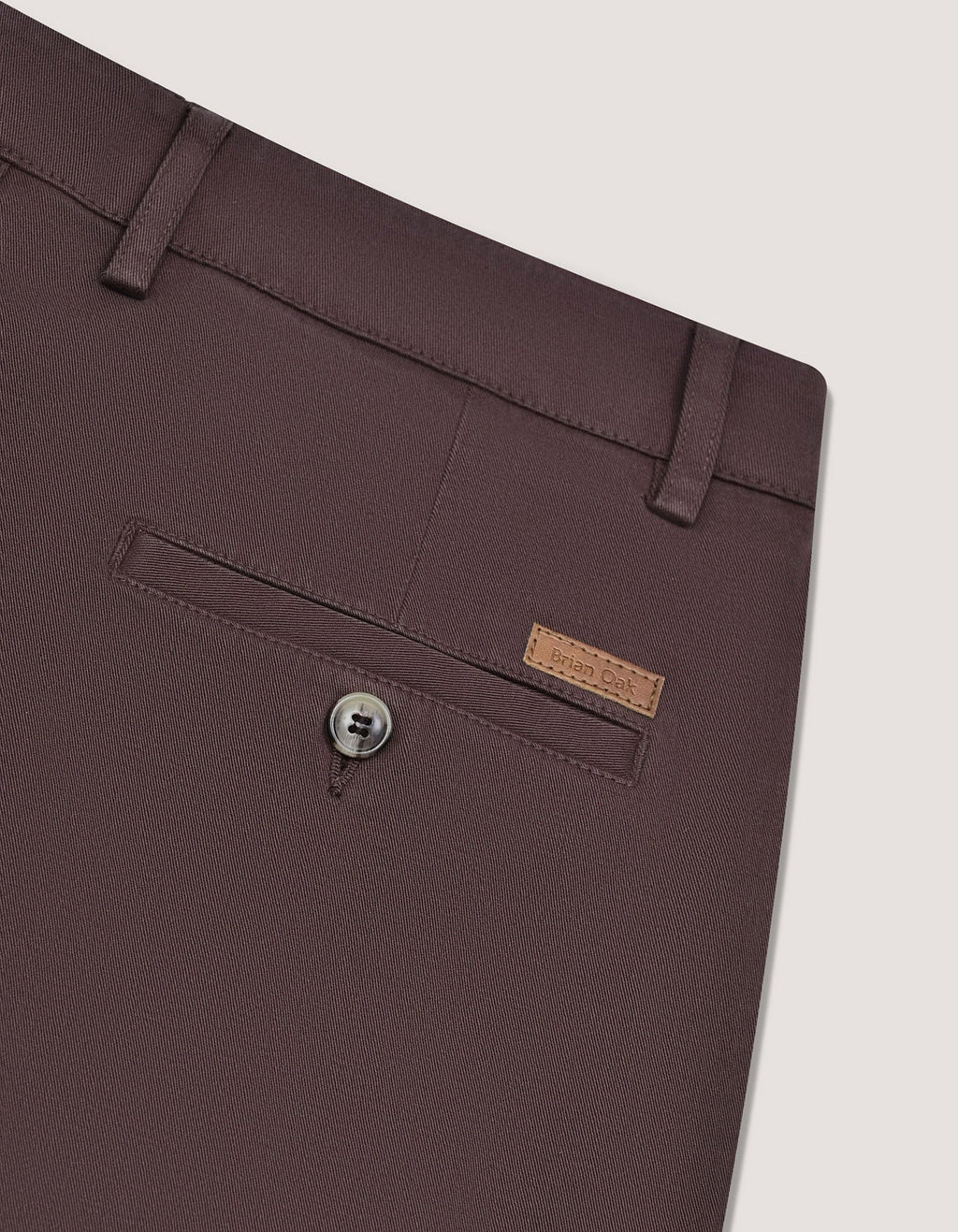 Comfort Fit Chocolate Denim Shorts