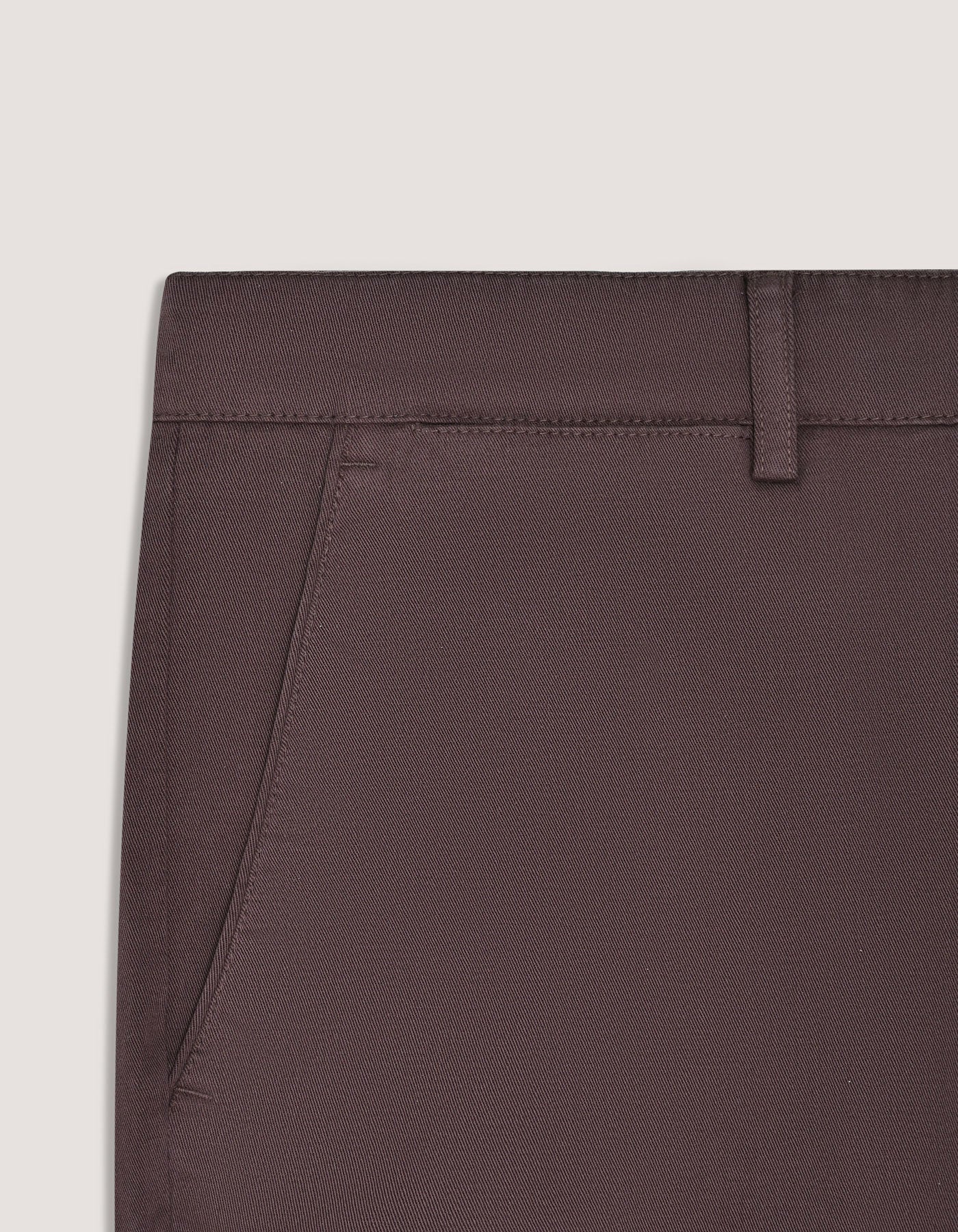 Comfort Fit Chocolate Denim Shorts