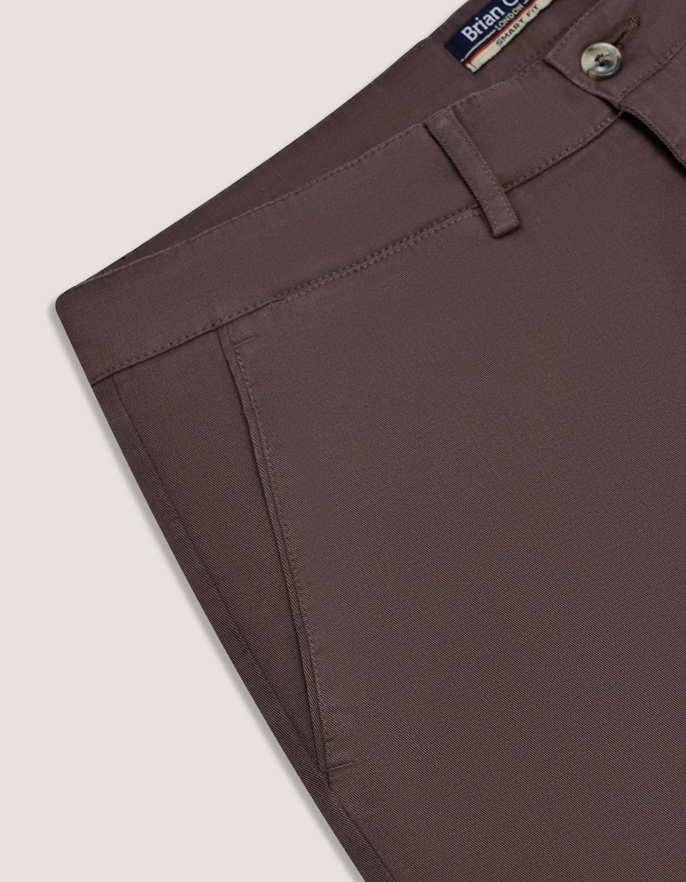 Comfort Fit Chocolate Denim Shorts