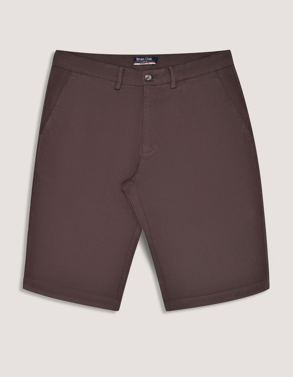 Comfort Fit Chocolate Denim Shorts