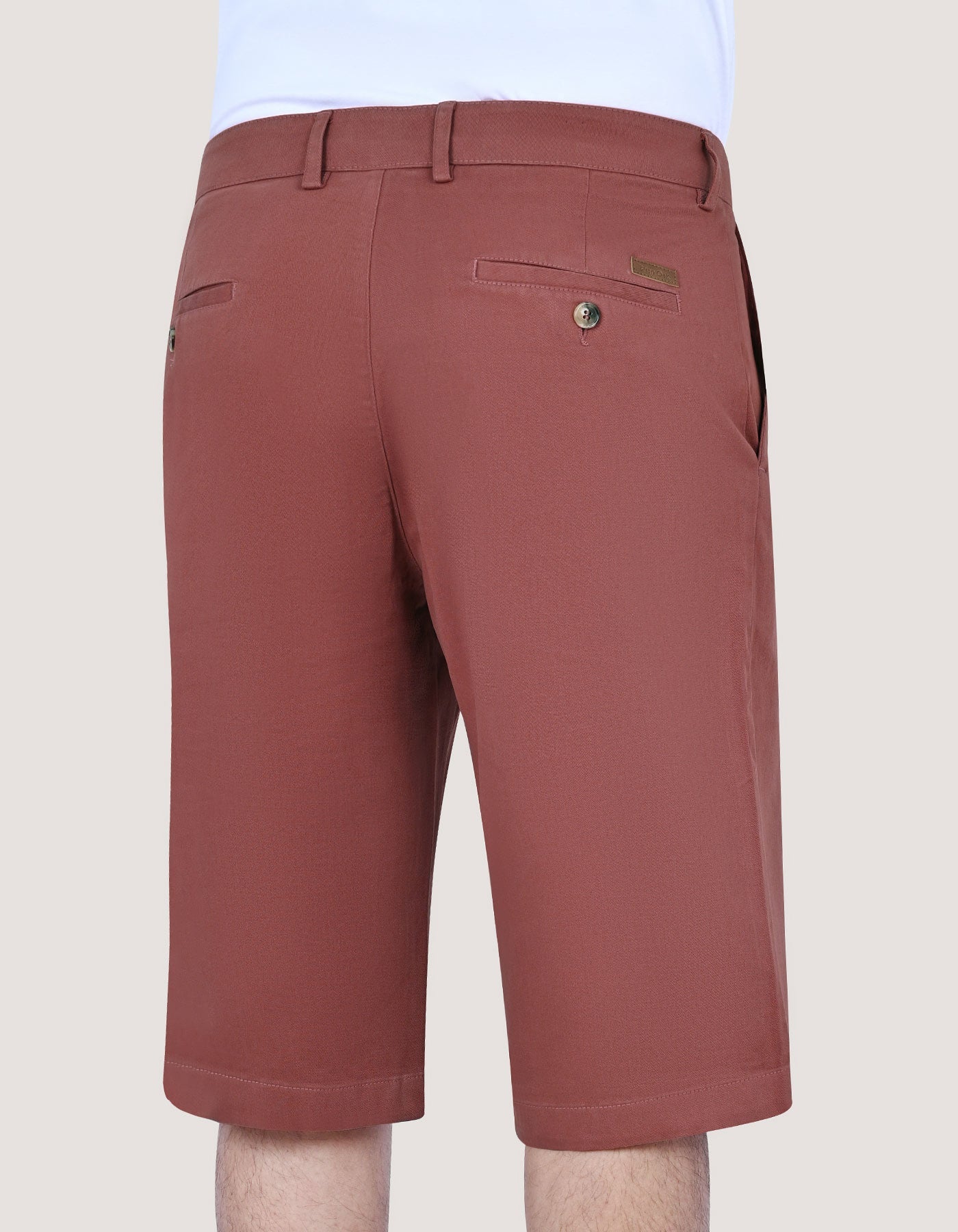 Medium Maroon Denim Shorts