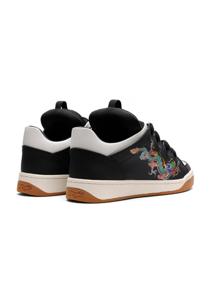 Mens Hardflip Low - Dragons - Black/White