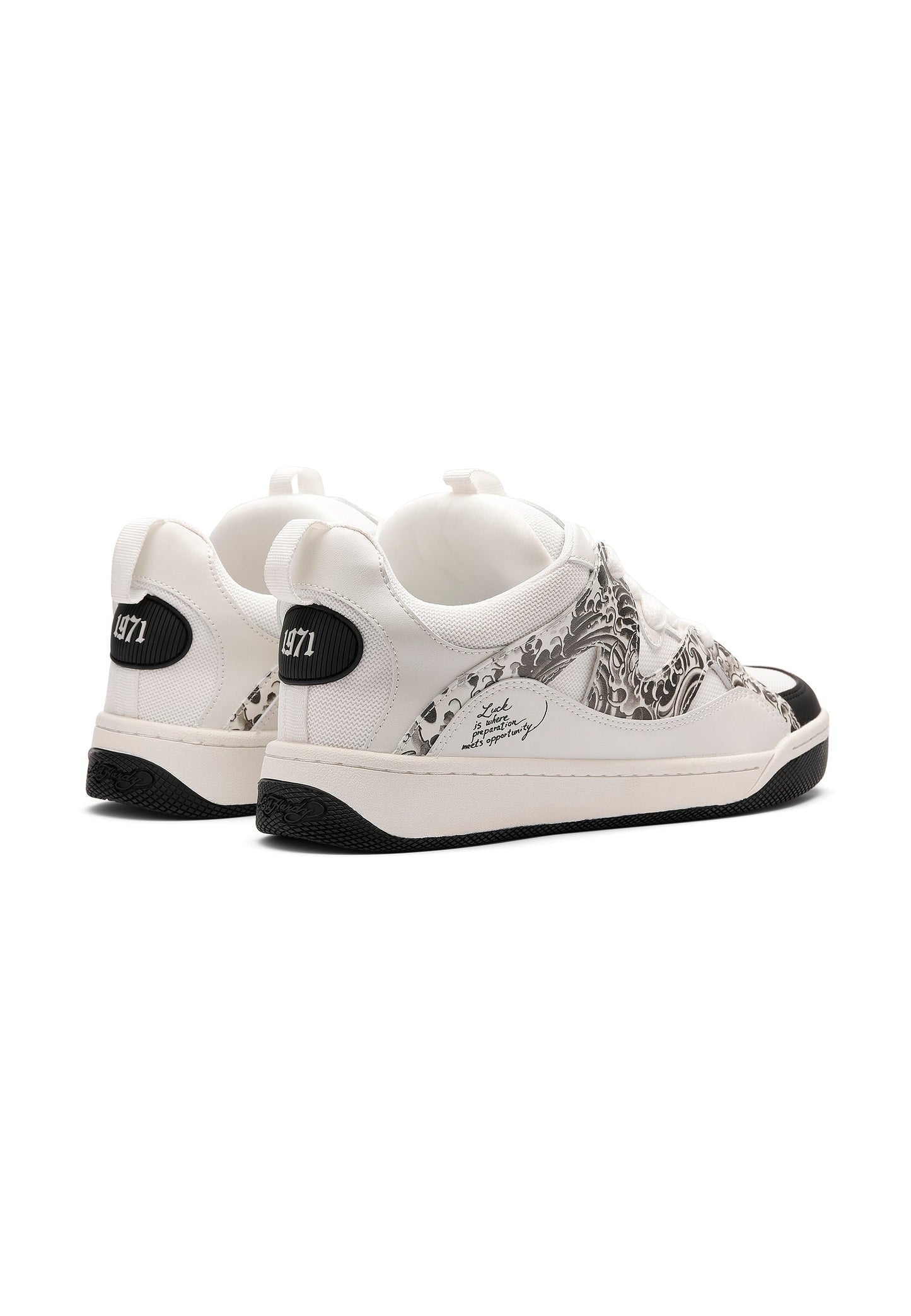 Mens Wave Low - Waves - White/Black