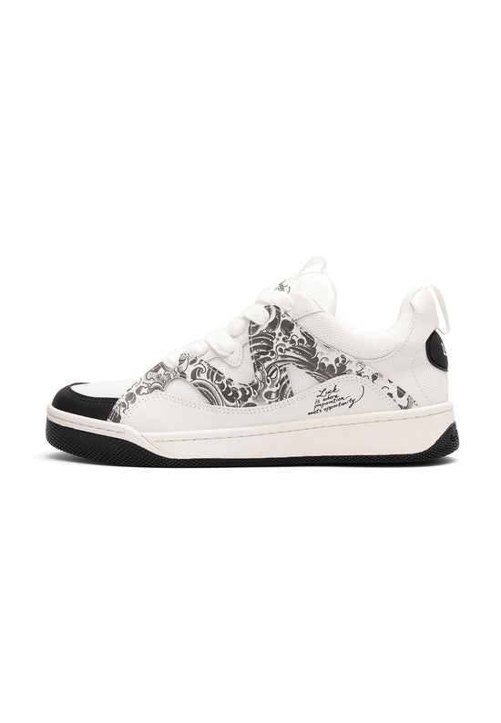 Mens Wave Low - Waves - White/Black