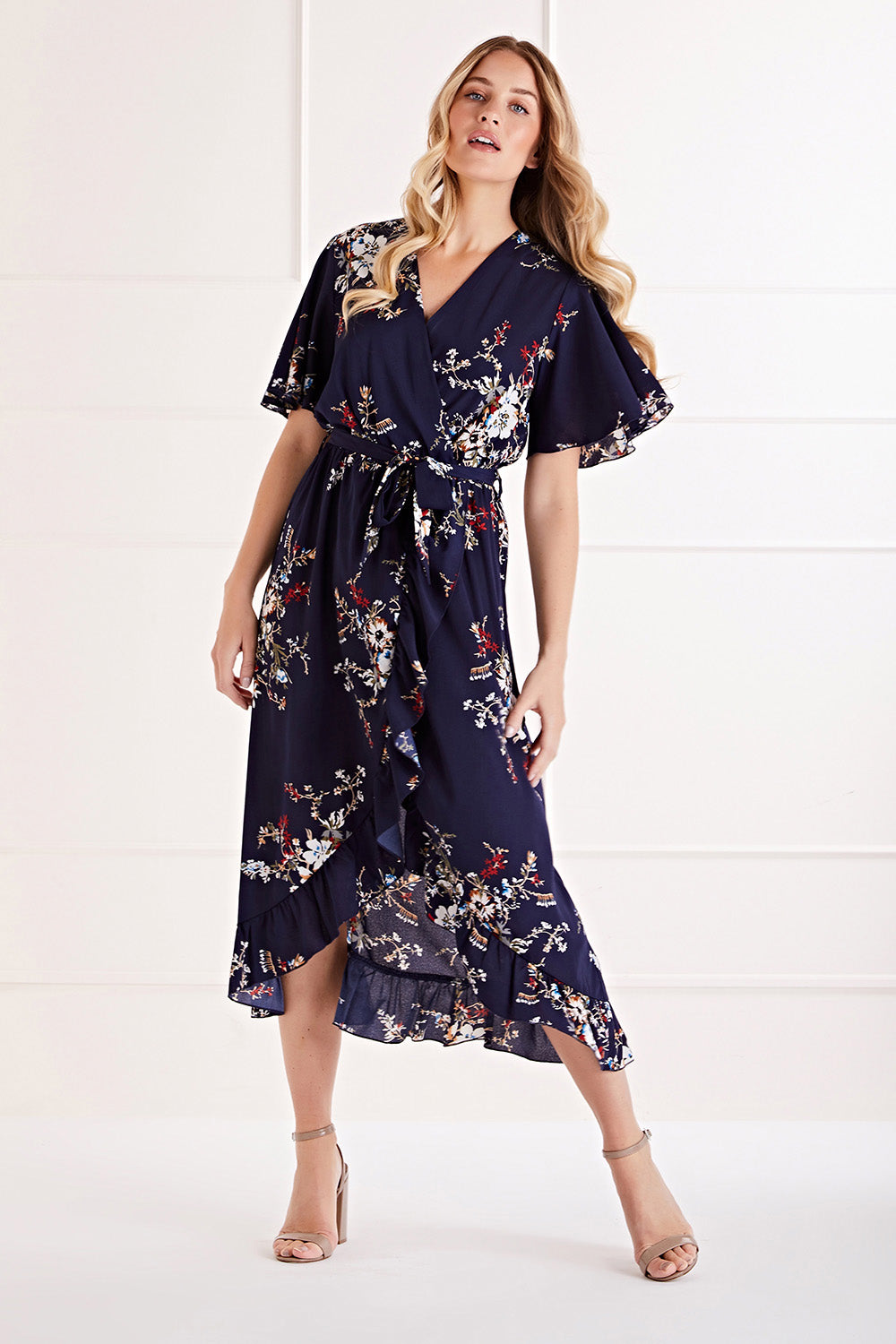 Dipped Hem Maxi Dress - QHA UK