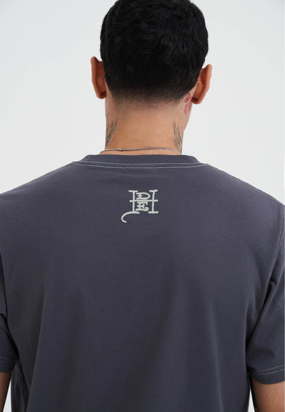 Mens Drag And Venom At Sunset T-Shirt - Charcoal