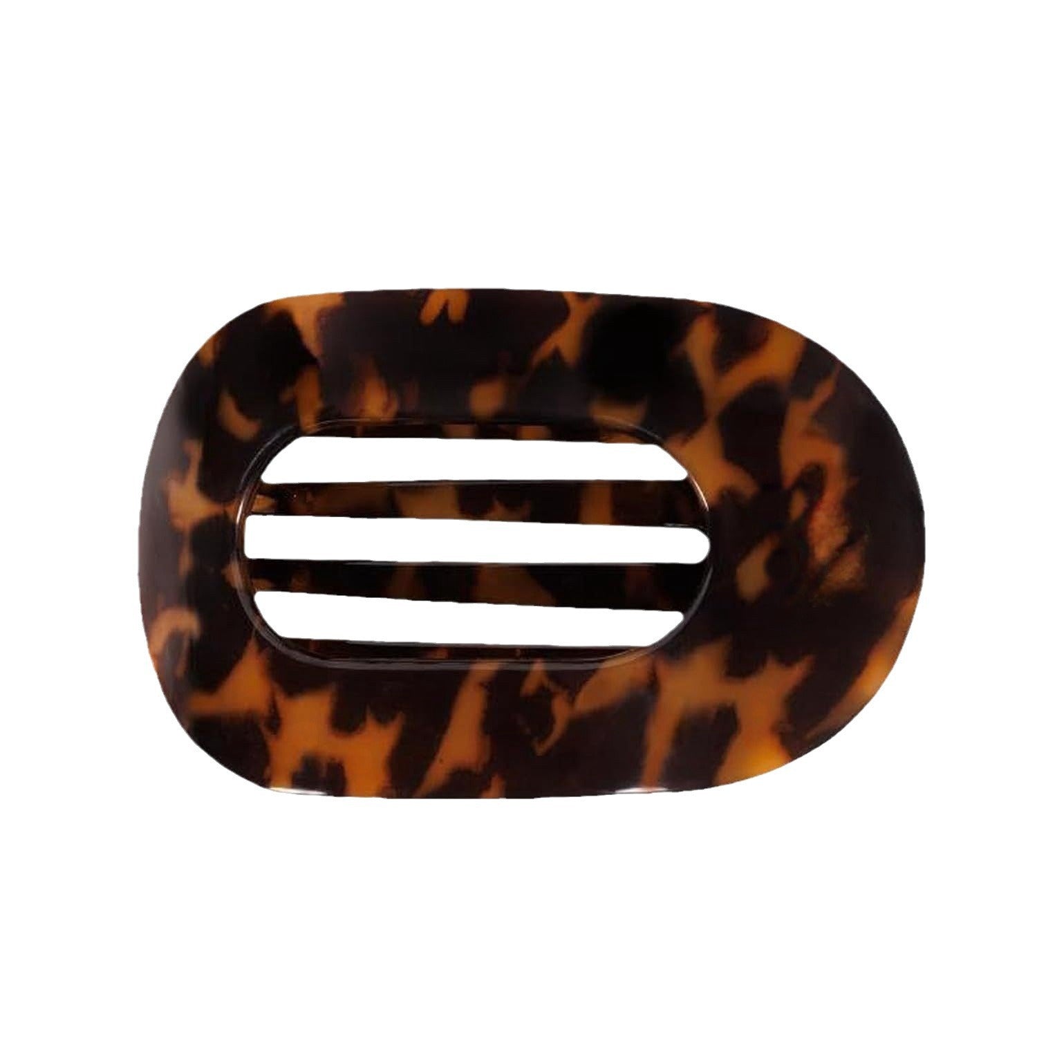 Flat Oval Barrettes Back Head Updo Hair Claw