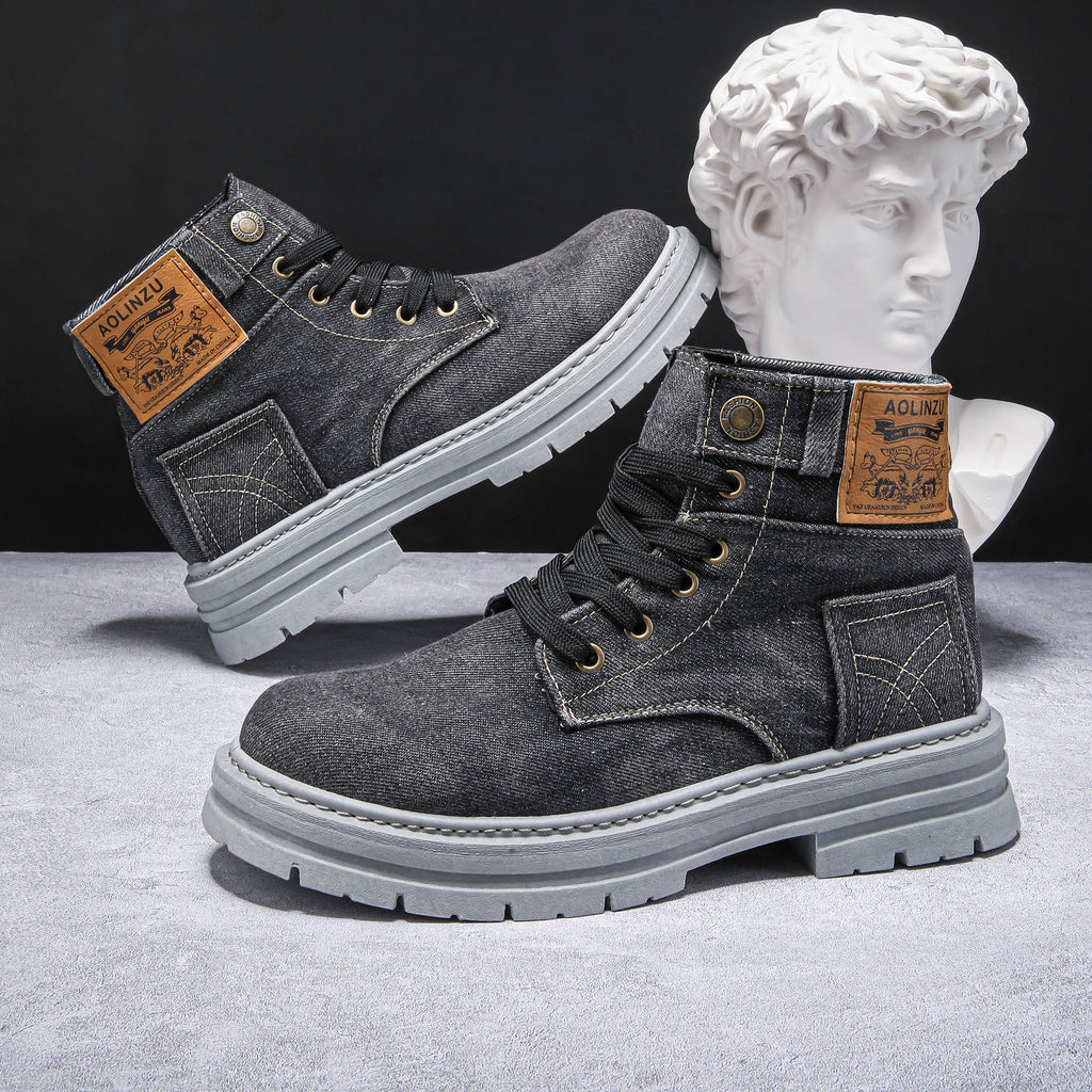 High-top Board Shoe Denim Casual