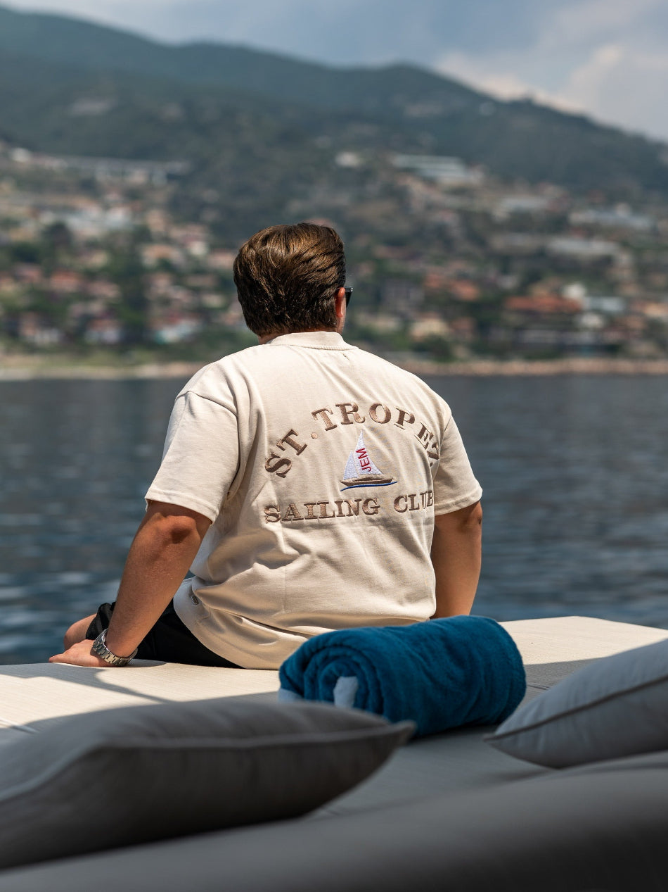 Unisex ST. Tropez T-Shirt Off-White