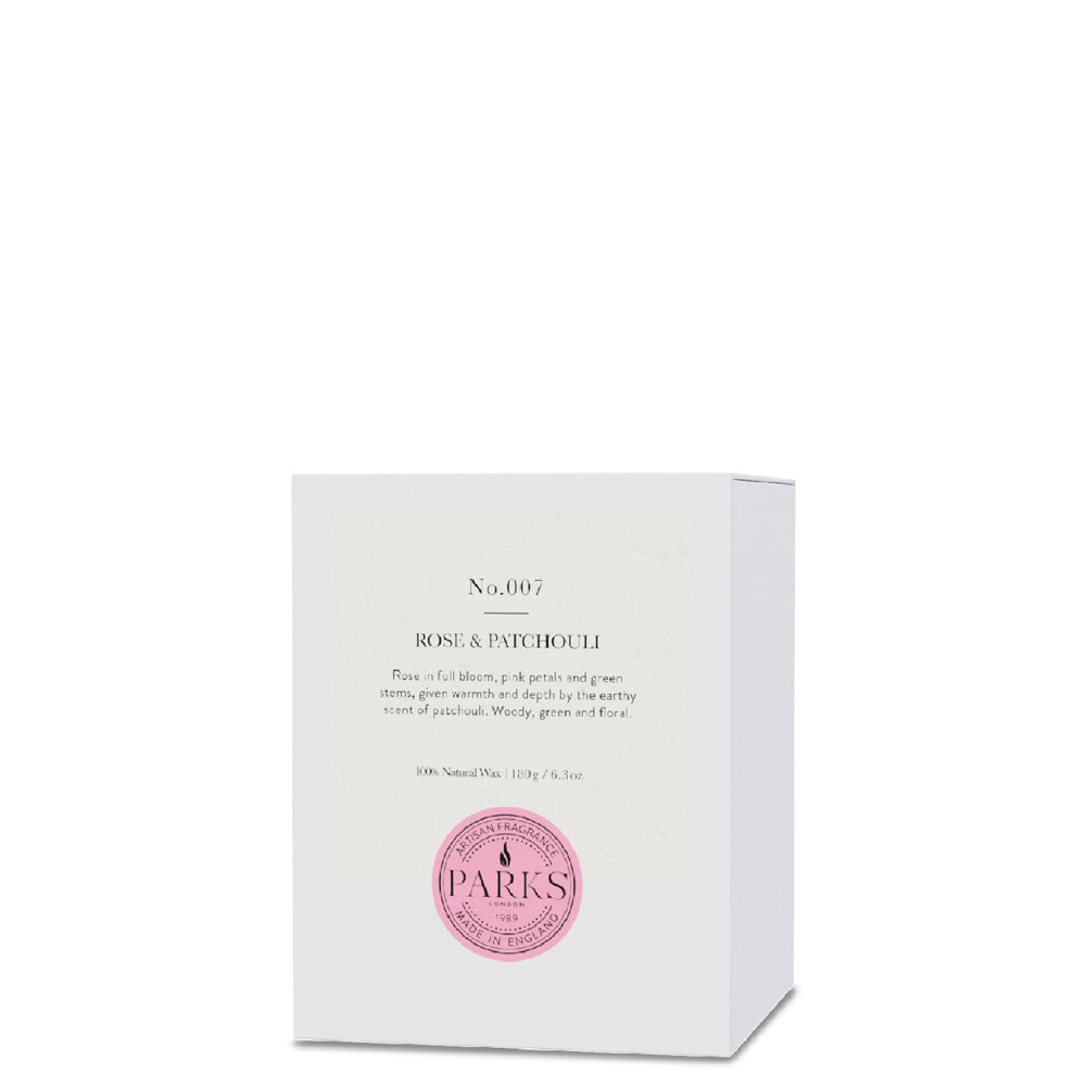 ROSE & PATCHOULI 1 WICK SCENTED CANDLE 180G