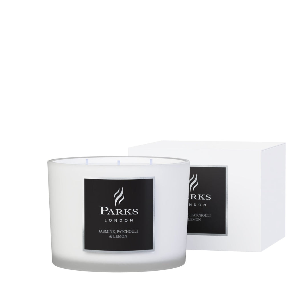 Parks Limited Edition 3 Wick Jasmine, Rose, Patchouli & Lemon Candle