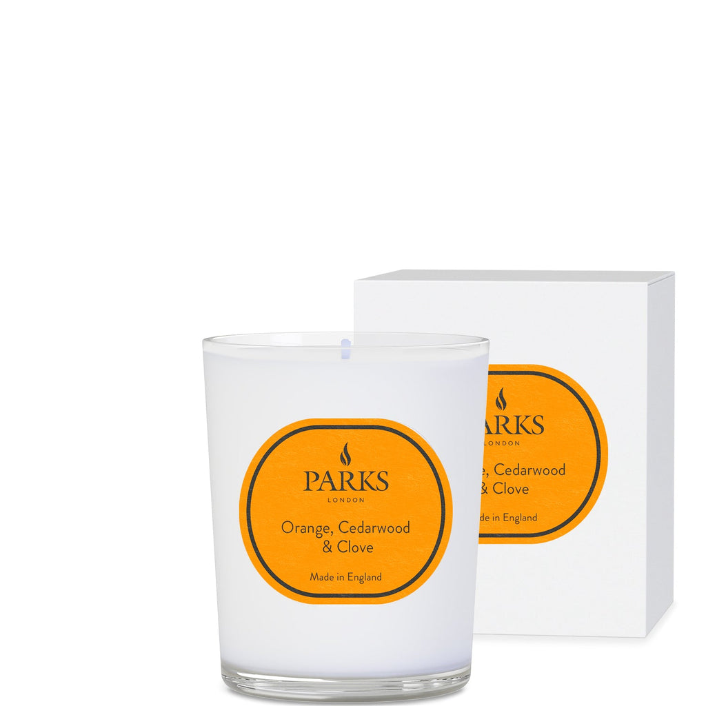 ORANGE, CEDARWOOD & CLOVE CANDLE 180G