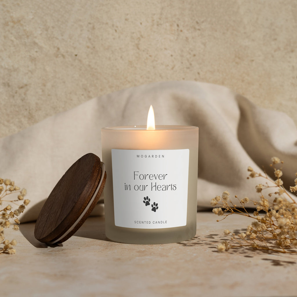 Dog Memorial Gifts Candle, Pet Memorial Gifts, Sympathy Gift, Luxury Vanilla Candle 220g