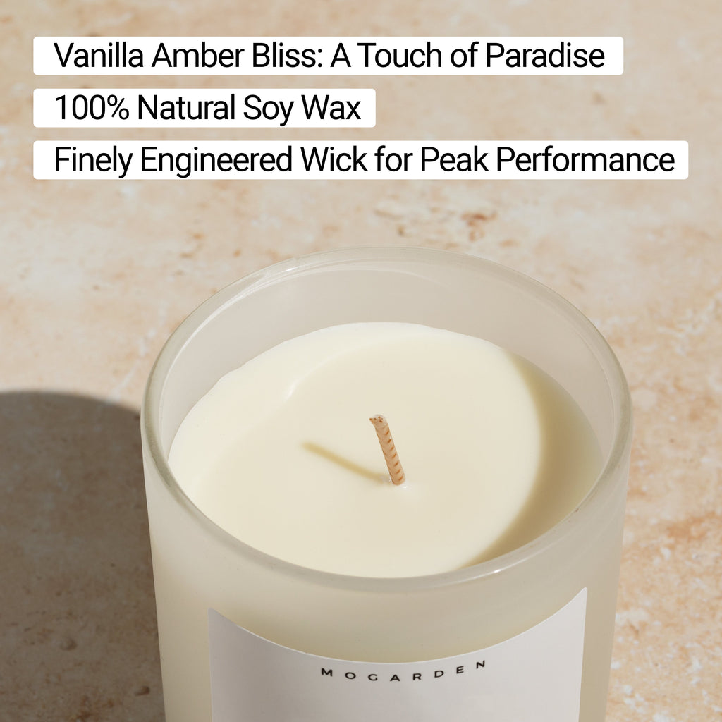 Luxury Birthday Scented Candle, Vanilla Soy Candle 220gr