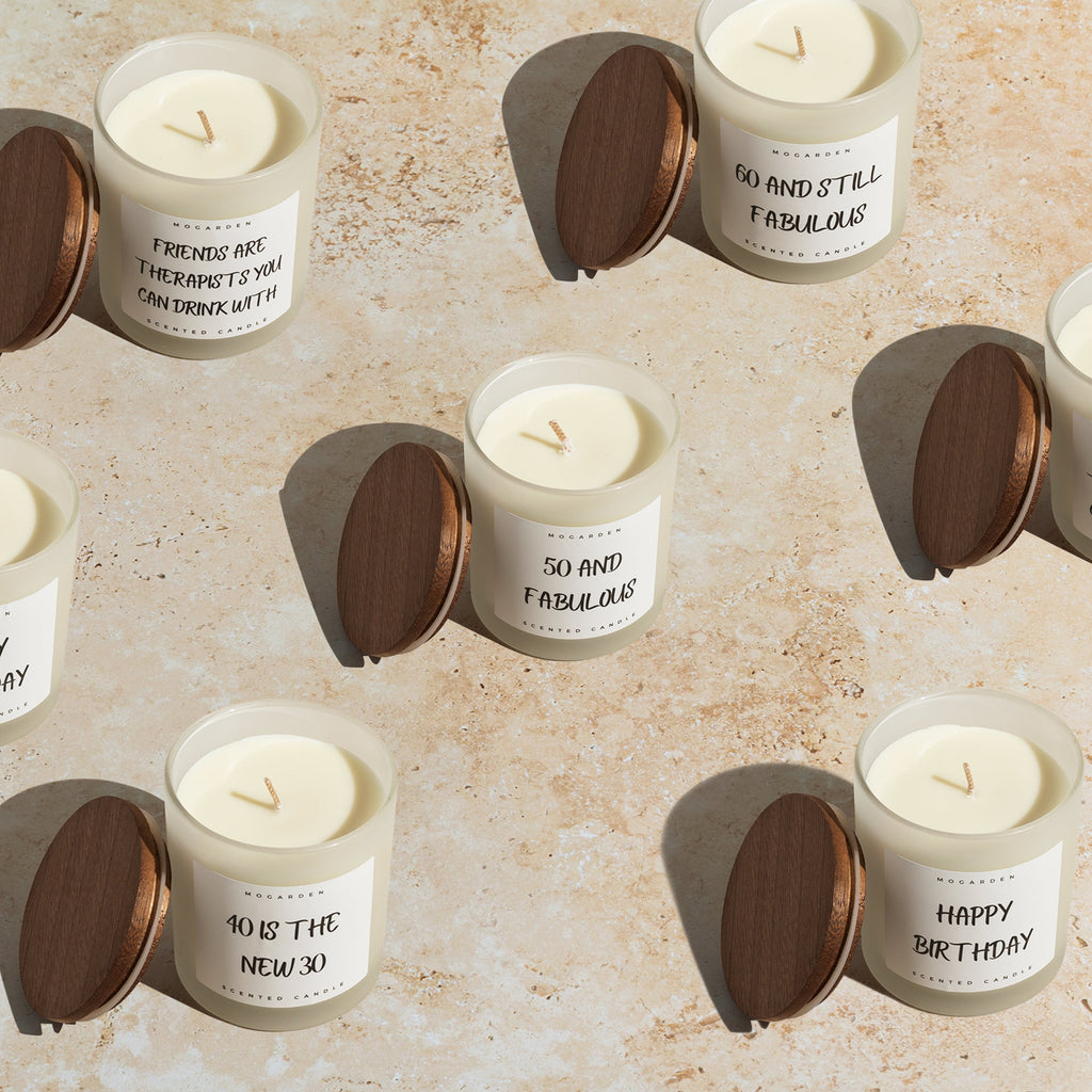 Get Well Soon Gifts for Women Men, Get Well Candle Gift, Luxury Vanilla Candle 220g