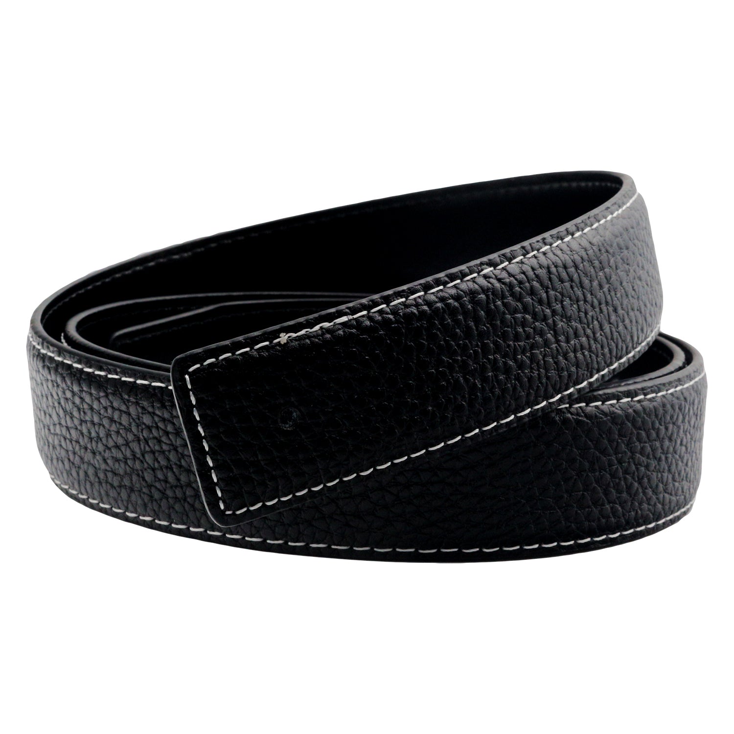QHA Mens Leather Belts Genuine Replacement Belt Strap for H Buckle 32mm Wide Q03