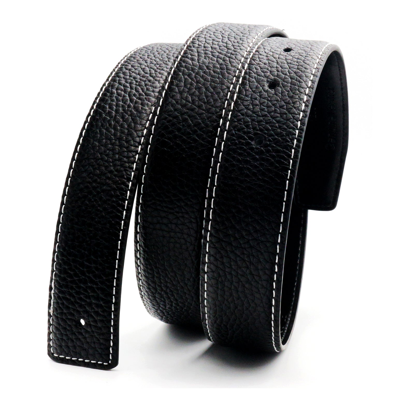 QHA Mens Leather Belts Genuine Replacement Belt Strap for H Buckle 32mm Wide Q03